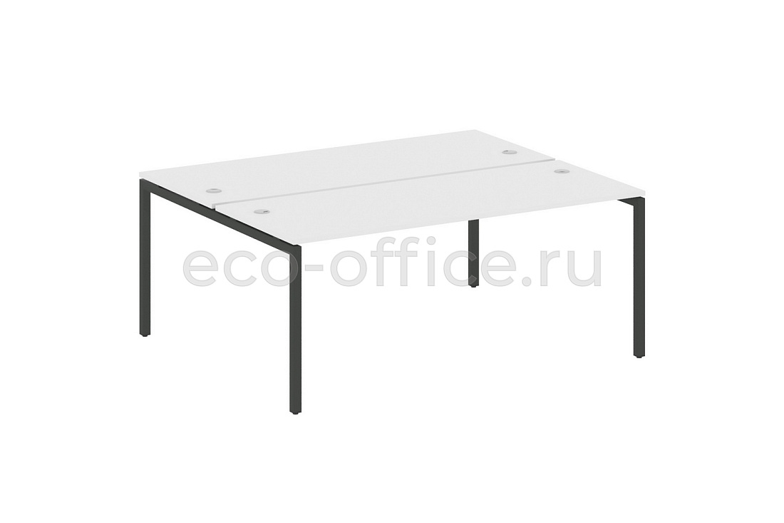 Рабочая станция METAL SYSTEM QUATTRO 4x4 40БП.РАС-СП-2.5 Белый / Антрацит металл  стоимость