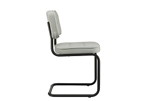 Конференц-кресло ECO-CHAIR COLOMBO Comfort CLM-05 Серый велюр / Черный металл фото