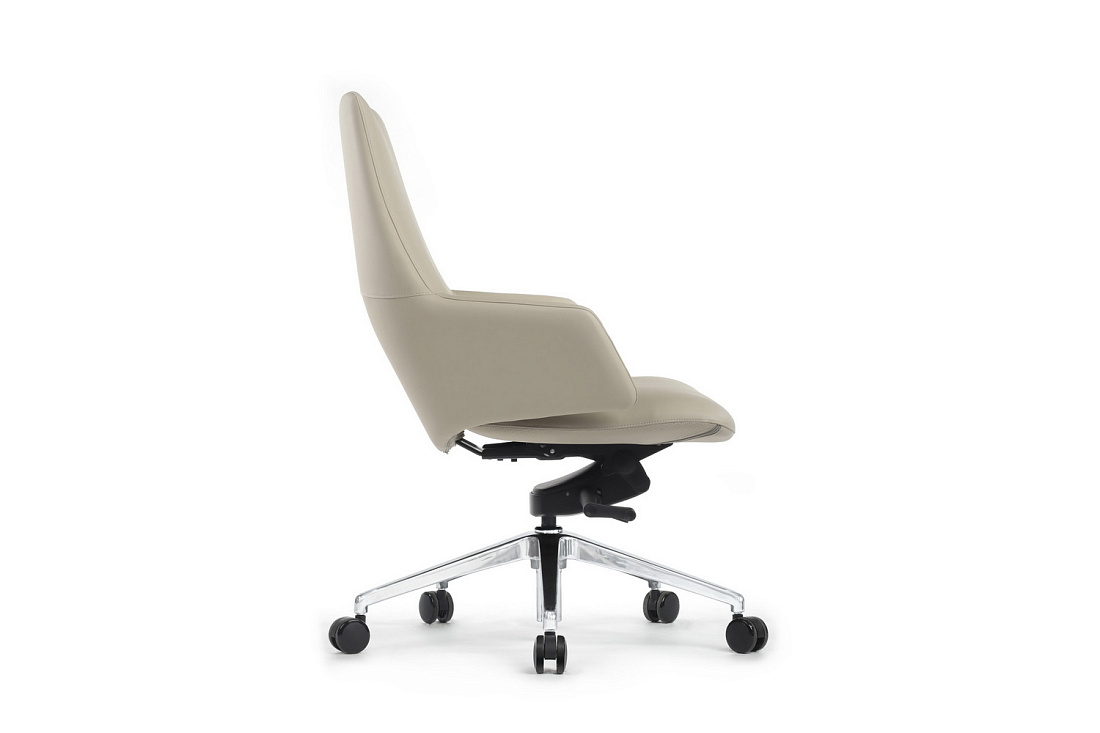Кресло руководителя RV Design SPELL-M B1719 Светло-серая кожа  стоимость