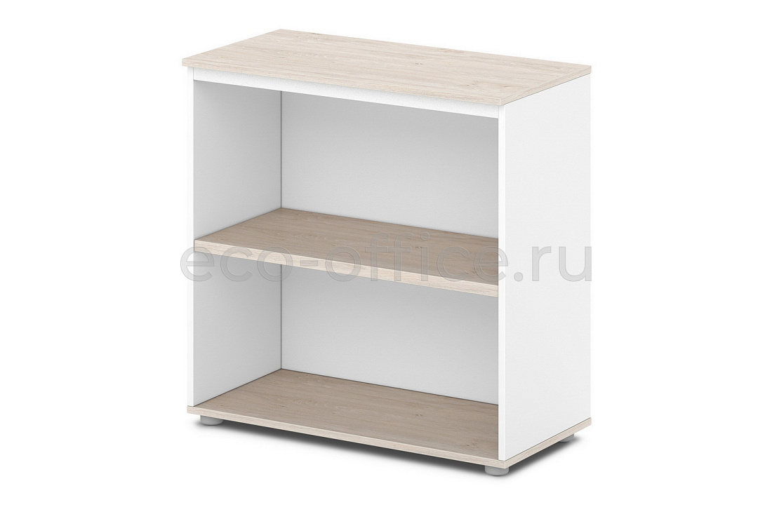 Стеллаж низкий SENTIDA S-61 Дуб Верцаска светлый / Белый  стоимость