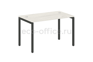 Стол письменный METAL SYSTEM QUATTRO 4x4 40БП.СП-2 Дуб Наварра / Антрацит металл фото