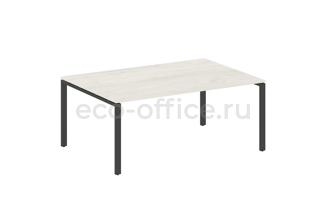 Стол переговорный (1 столешница) METAL SYSTEM STYLE БП.ПРГ-1.5 Дуб Наварра / Антрацит металл   стоимость