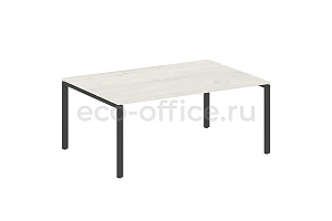 Стол переговорный (1 столешница) METAL SYSTEM STYLE БП.ПРГ-1.5 Дуб Наварра / Антрацит металл фото