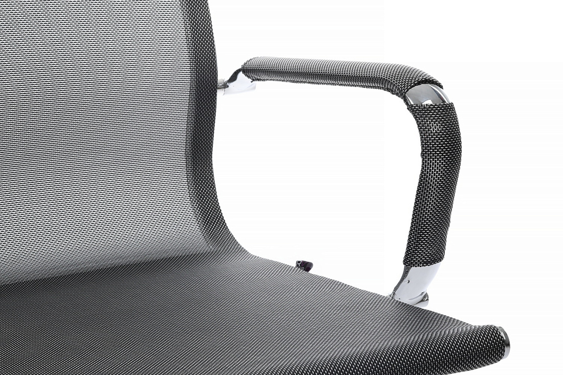 Конференц-кресло RV Chair HUGO 6001-3E Серебристо-серая сетка  стоимость