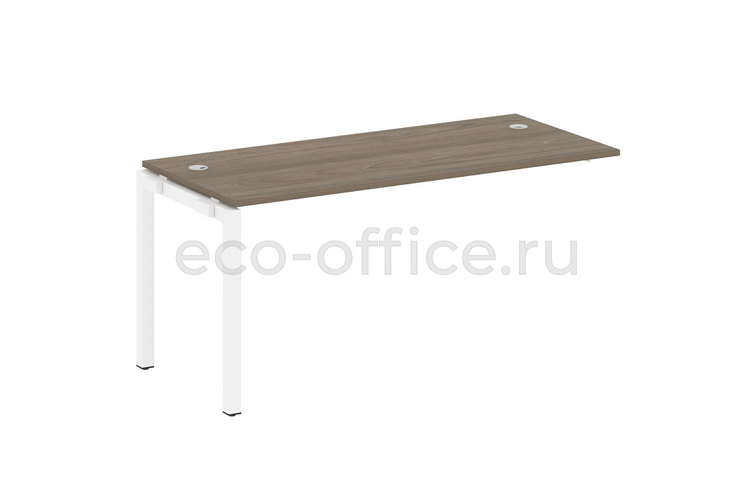 Проходной наборный элемент METAL SYSTEM QUATTRO 5x5 50БП.ПРС-СП-1.4 Вяз Благородный / Белый металл купить в Москве