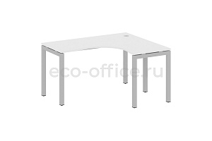 Стол криволинейный правый METAL SYSTEM QUATTRO 5x5 50БП.СА-3 Пр Белый / Серый металл фото