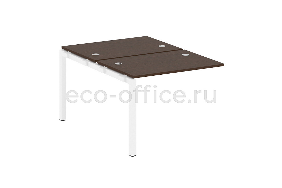 Проходной наборный элемент METAL SYSTEM QUATTRO 5x5 50БП.ПРС-СП-2.1 Венге Цаво / Белый металл купить в Москве