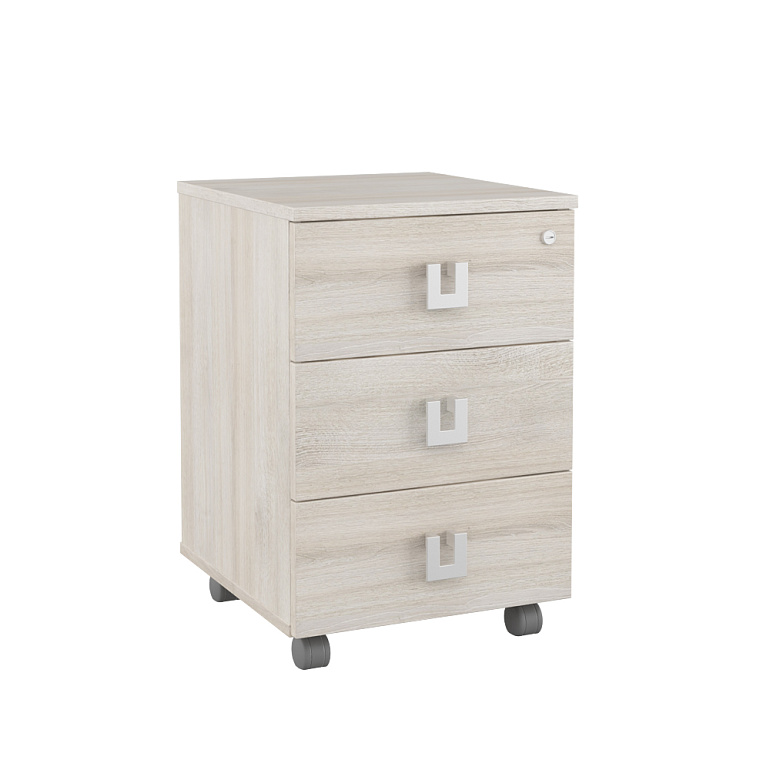 тумба подкатная с 3 ящиками solid sol29730302 фото