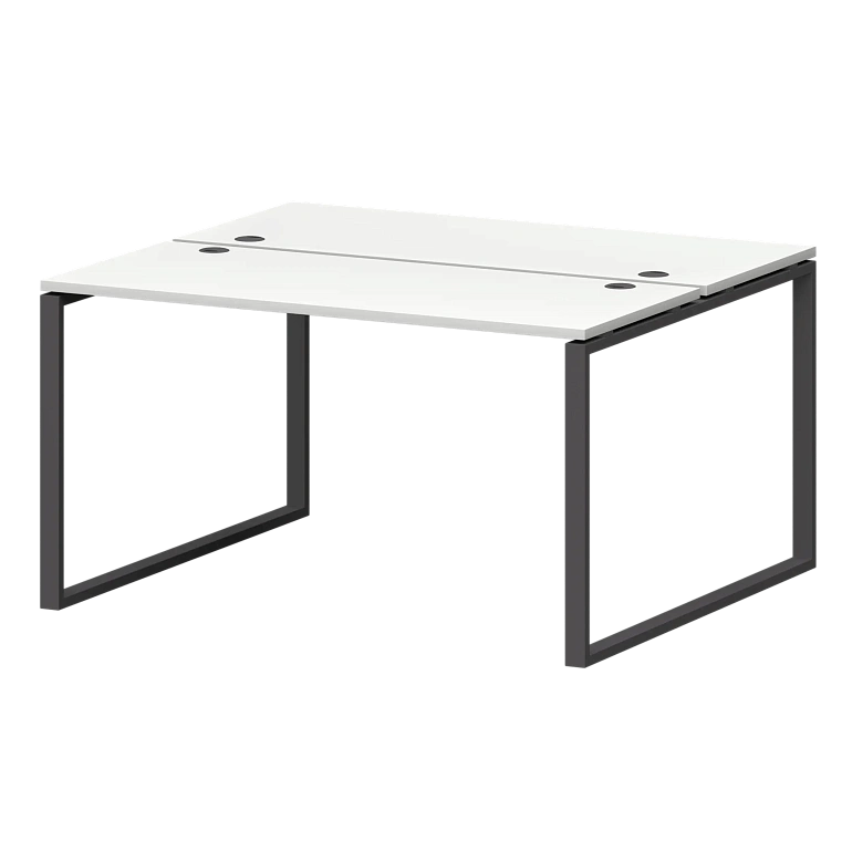 бенч двойной на металлокаркасе protech смс2-о-18к.120.пр25 белый/антрацит фото