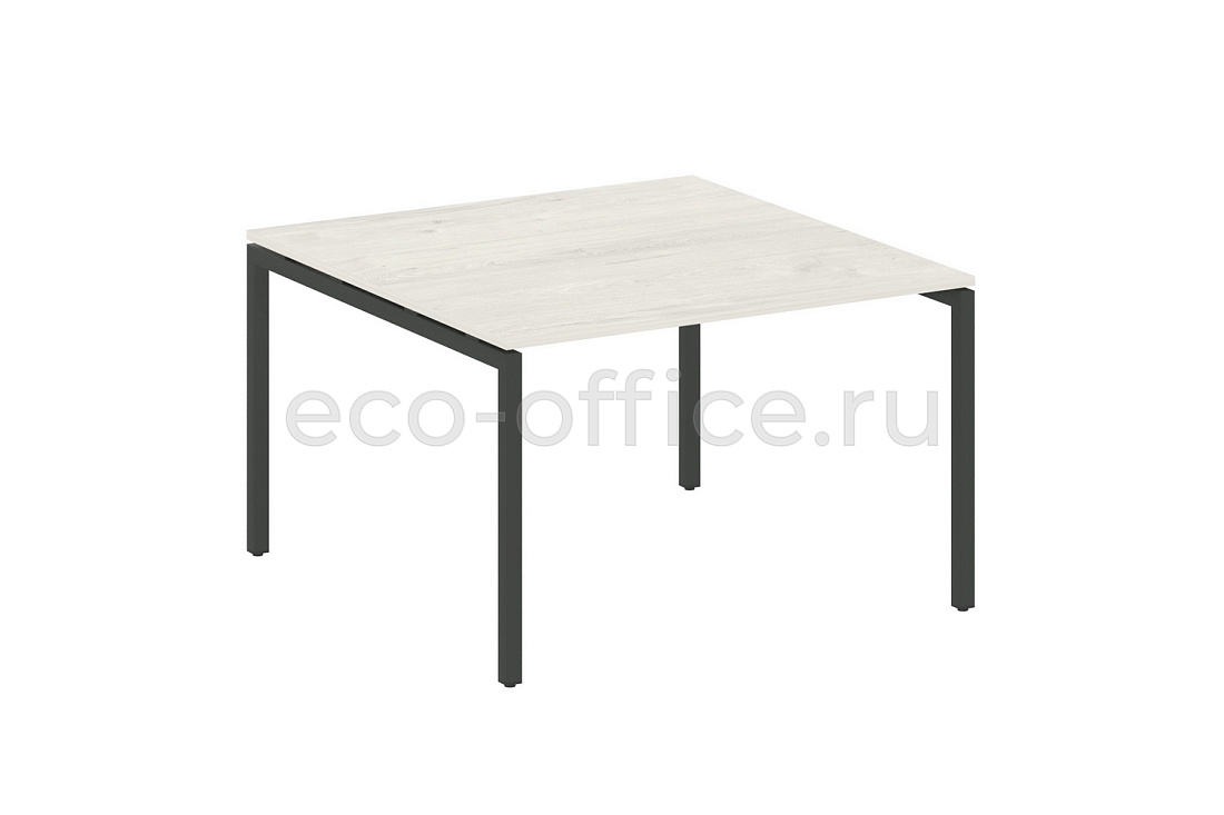 Стол переговорный (1 столешница) METAL SYSTEM QUATTRO 4x4 40БП.ПРГ-1.2 Дуб Наварра / Антрацит металл   стоимость