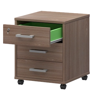 Тумба подкатная Protech АТЛ-03 Темный шимо фото