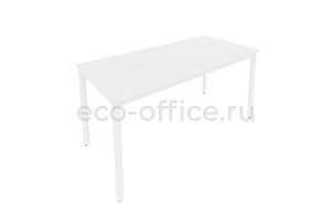 Стол письменный на металлокаркасе SLIM SYSTEM С.СП-6 Белый / Белый металл фото