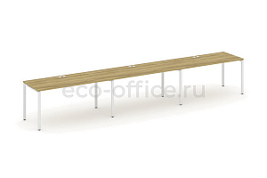 Рабочая станция на 3 места CONCEPT CN.ORS-008 Дуб Винченцо / Белый металл фото