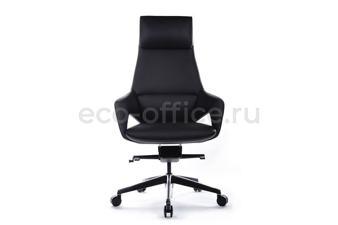 Кресло руководителя RV Design AURA FK005-A Чёрная кожа  стоимость