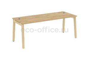 Стол рабочий руководителя ONIX WOOD DIRECT OW.SRR-6.8 Тиквуд Светлый / Дуб Светлый фото
