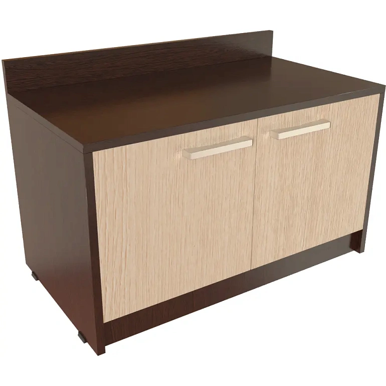 тумба для обуви с дверьми protech т-207 дуб венге/ясень шимо фото