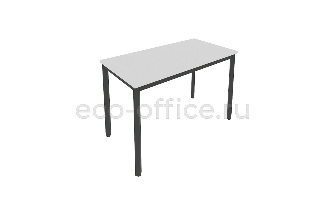 Стол письменный на металлокаркасе SLIM SYSTEM С.СП-4.1 Серый / Антрацит металл купить в Москве
