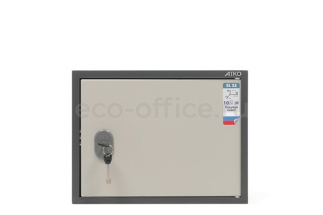 Шкаф бухгалтерский AIKO SL-32 Графит (RAL 7024) / Светло-серый (RAL 7038)  стоимость