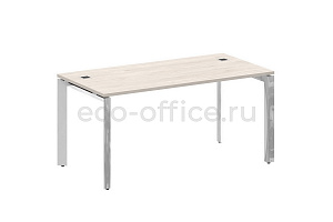 Стол руководителя ONIX DIRECT LUX M-O.MP-SRR-4.8 Денвер Светлый / Нержавеющая сталь фото