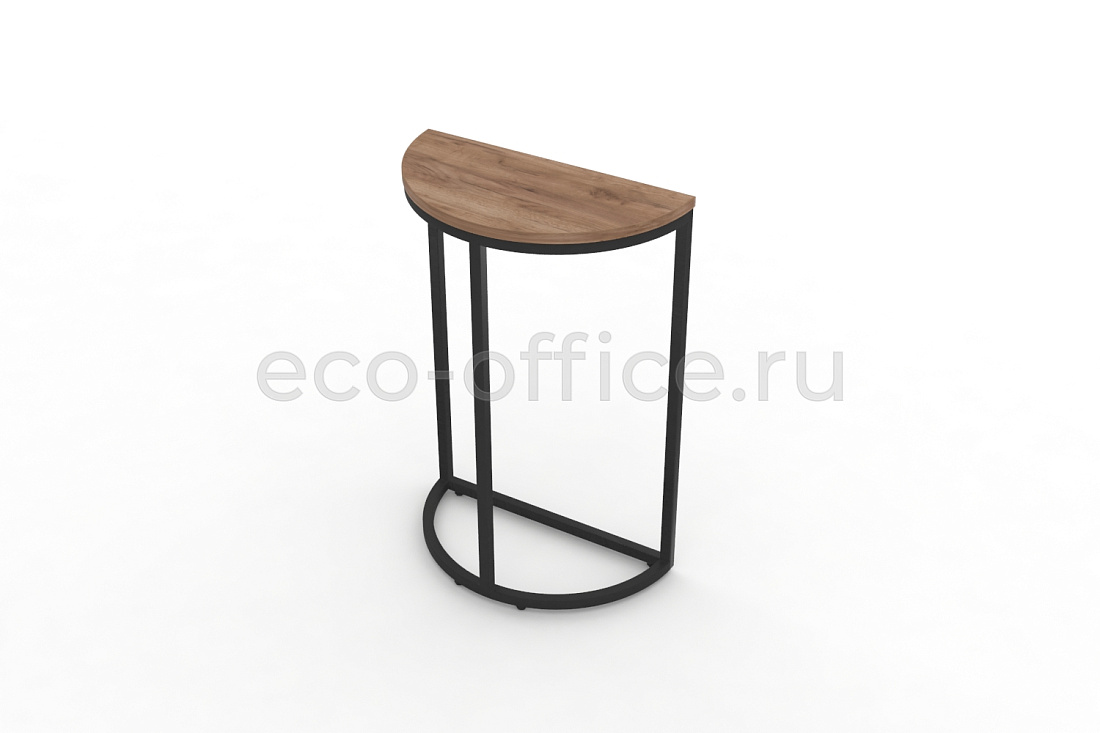 Стол журнальный SLICE-750 Дуб Табак / Чёрный металл  стоимость