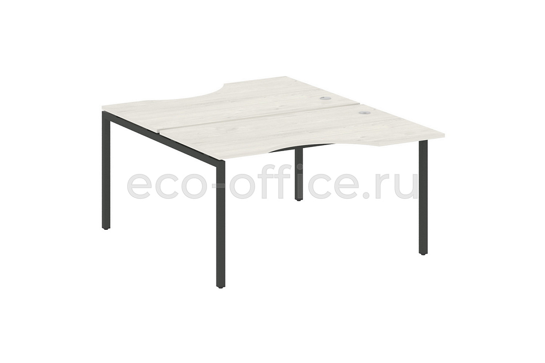 Рабочая станция криволинейная METAL SYSTEM QUATTRO 4x4 40БП.РАС-СА-2.2 Дуб Наварра / Антрацит металл   стоимость