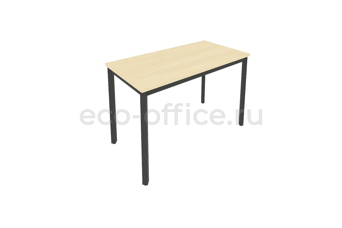 Стол письменный на металлокаркасе SLIM SYSTEM С.СП-4.1 Клён / Антрацит металл купить в Москве