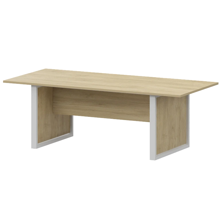 стол для заседаний protech нтм-200.90 баттл рок/белый фото