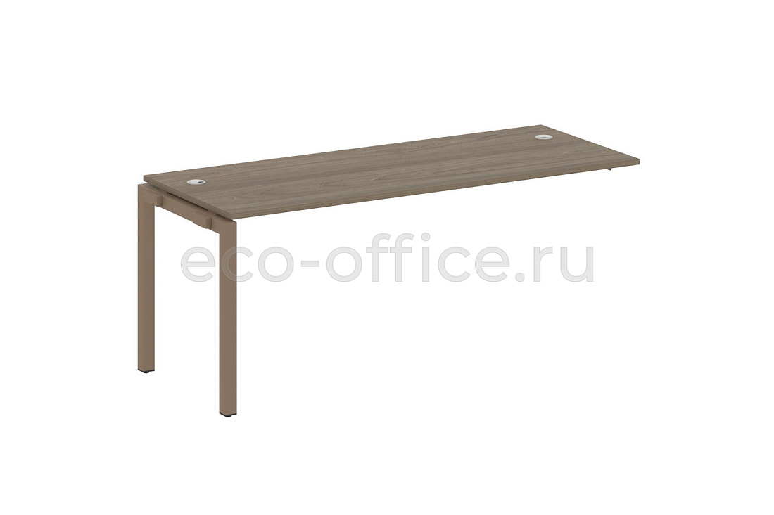 Проходной наборный элемент METAL SYSTEM QUATTRO 5x5 50БП.ПРС-СП-1.5 Вяз Благородный / Мокко металл купить в Москве