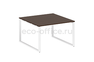 Стол переговорный (1 столешница) METAL SYSTEM STYLE БО.ПРГ-1.2 Венге Цаво / Белый металл фото