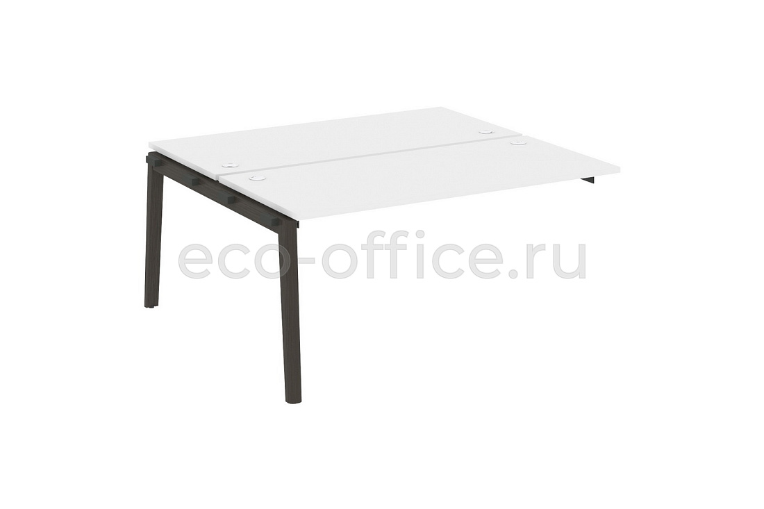 Наборный элемент рабочей станции на 2 рабочих места ONIX WOOD OW.2.NRS-4.7 Белый Бриллиант / Дуб Тёмный  стоимость