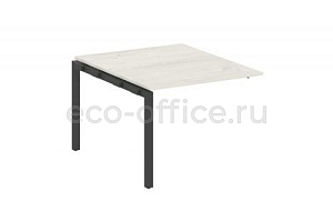 Проходной наборный элемент переговорного стола METAL SYSTEM QUATTRO 5x5 50БП.ППРГ-1 Дуб Наварра / Антрацит металл фото