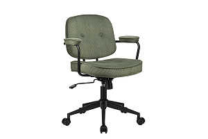 Кресло ECO-CHAIR CHESTER W-221T Зелёный велюр фото
