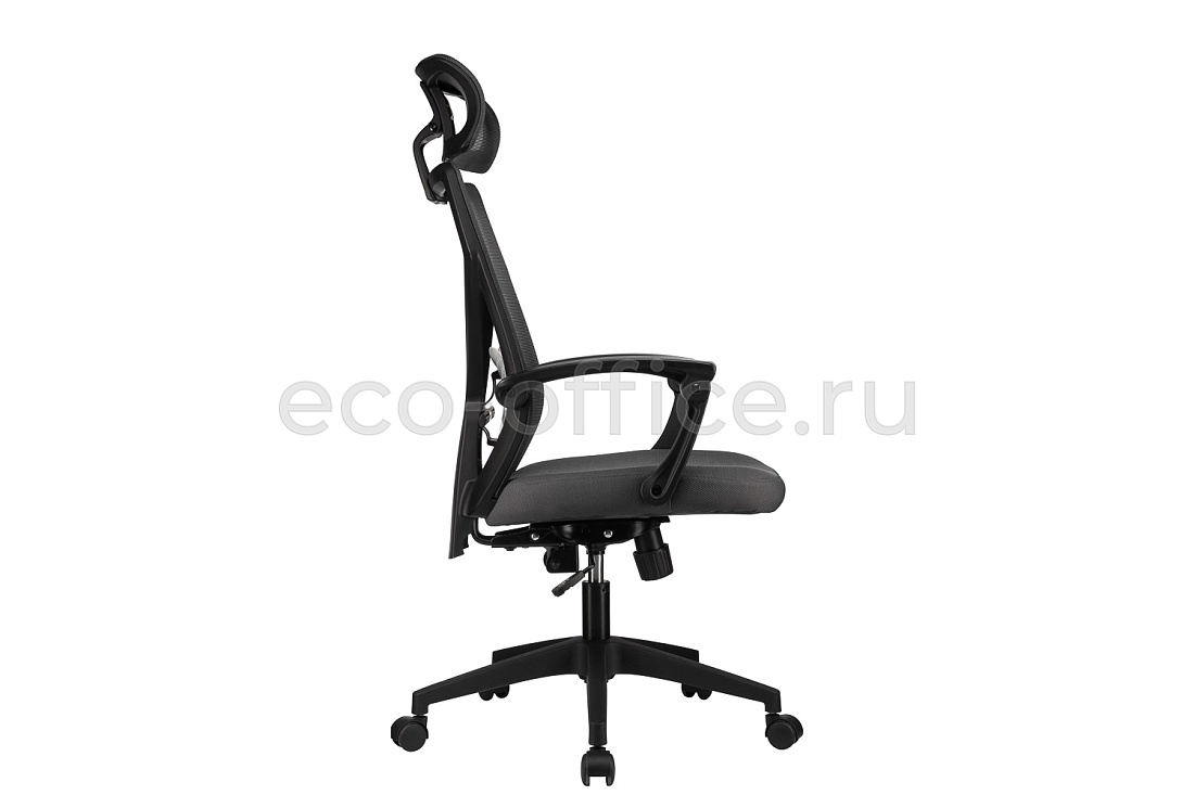 Кресло RV Chair OLIVER W-203 AC Чёрный пластик / Серая сетка  стоимость