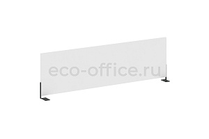 Экран для стола боковой L1235 METAL SYSTEM STYLE Б.ЭКР-123 Белый / Антрацит металл фото