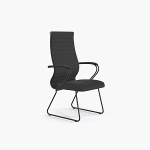 Конференс-кресло Sit 10 B2-119K - UMF(X1) /Kb02/Wh00/K3bL(F58) (Темно-серый) фото