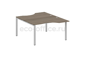 Рабочая станция криволинейная METAL SYSTEM STYLE БП.РАС-СА-2.2 Вяз Благородный / Серый металл фото