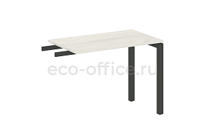Приставной элемент на П-образном м/к METAL SYSTEM QUATTRO 5x5 50БП.ПР-3 Дуб Наварра / Антрацит металл фото