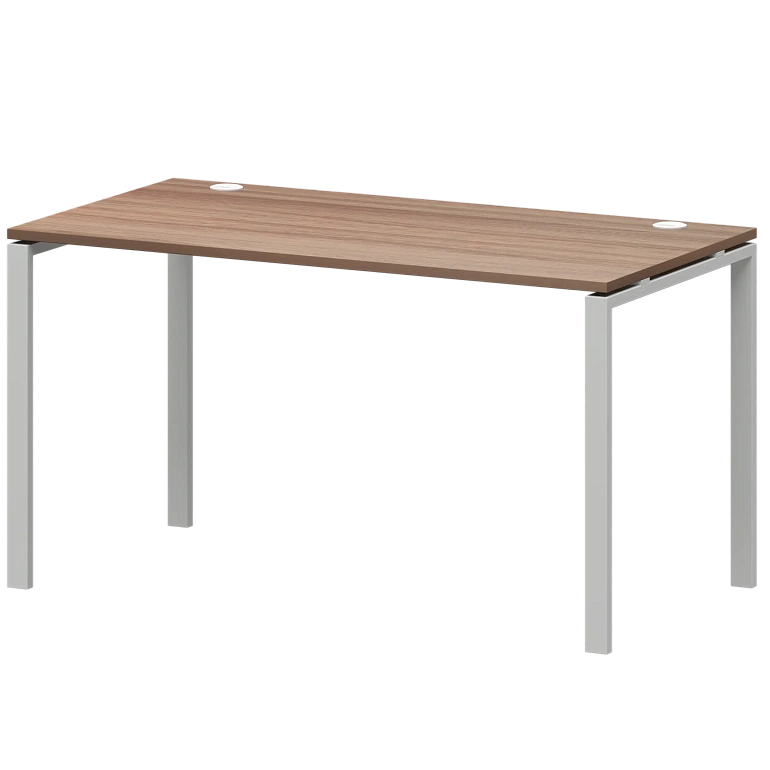 стол на металлокаркасе protech ам-001.60 темный шимо/белый фото