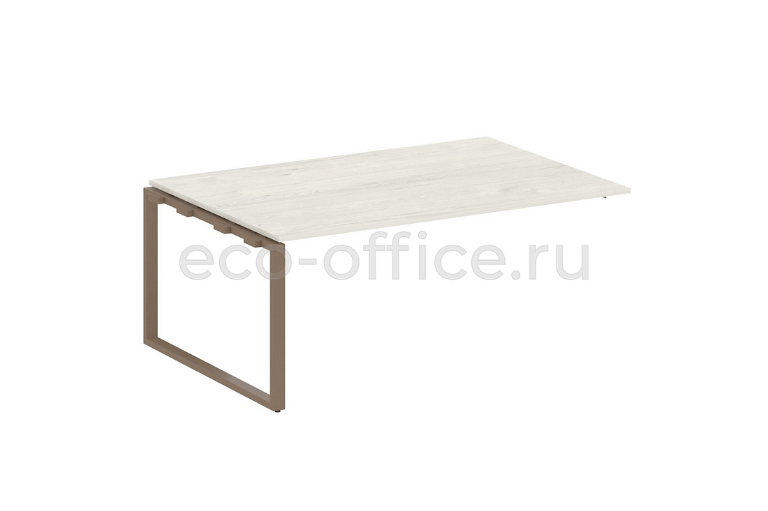 Проходной наборный элемент переговорного стола METAL SYSTEM STYLE БО.ППРГ-5 Дуб Наварра / Мокко металл  стоимость