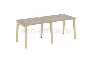 Рабочая станция на 2 рабочих места ONIX WOOD OW.RS-2.1.8 Дуб Аттик / Дуб Светлый фото