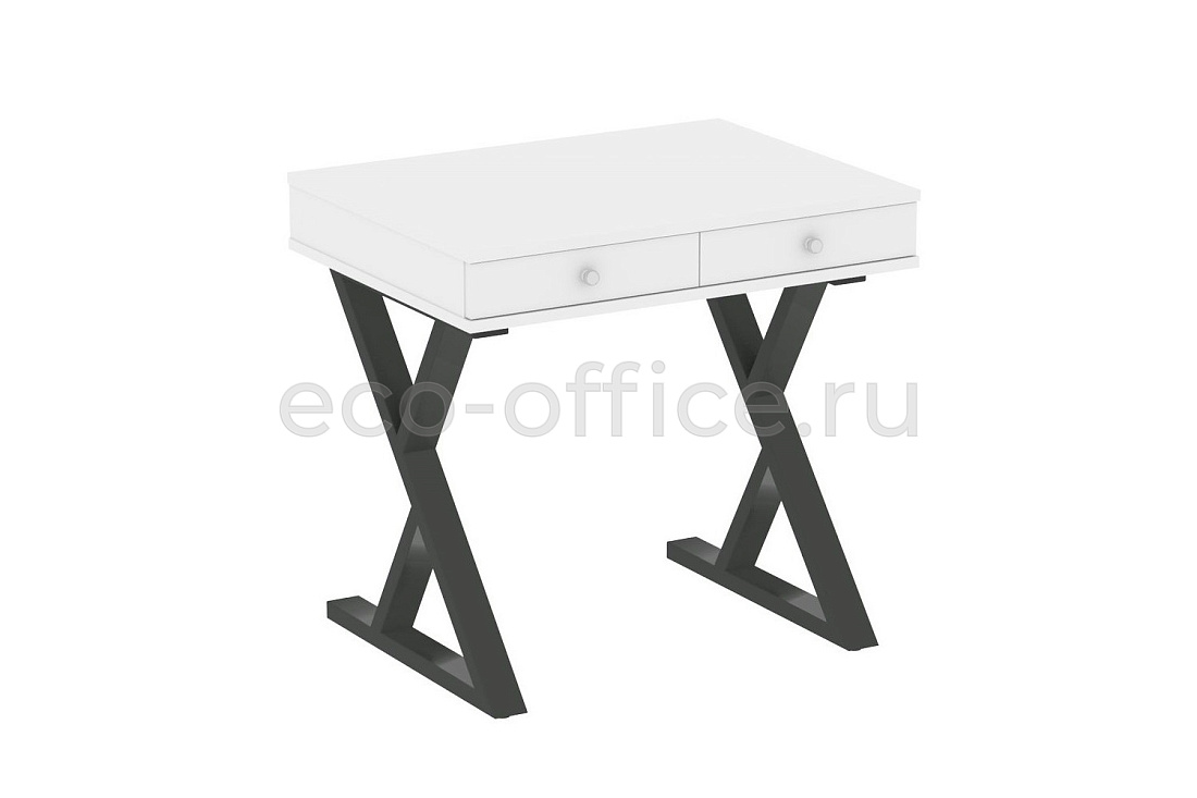 Стол на металлокаркасе HomeOffice VR.SP-1-79.M antracite Белый Бриллиант  стоимость