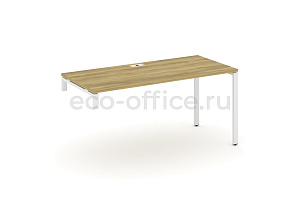 Стол надставка на опорную тумбу CONCEPT CN.OSN-004 Дуб Винченцо / Белый металл фото