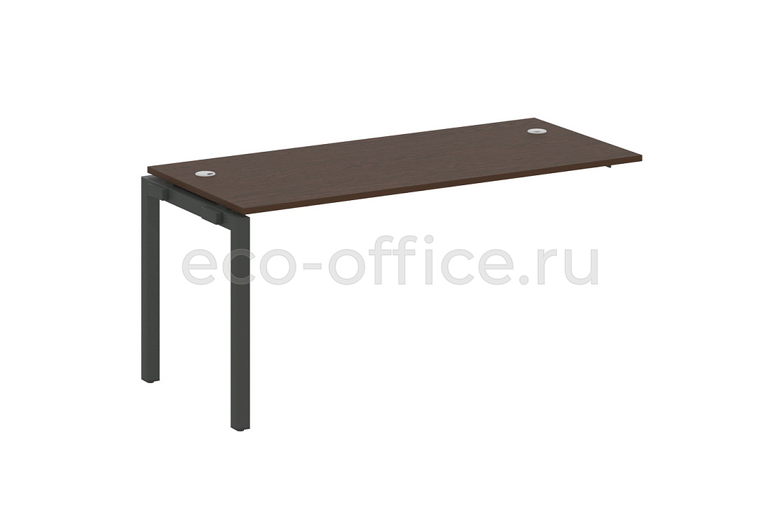 Проходной наборный элемент METAL SYSTEM QUATTRO 5x5 50БП.ПРС-СП-1.4 Венге Цаво / Антрацит металл купить в Москве