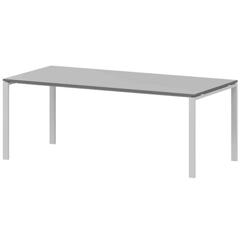 стол на металлокаркасе для заседаний protech ам-0058 серый/белый фото