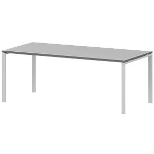 Стол на металлокаркасе для заседаний Protech АМ-0058 Серый/Белый фото