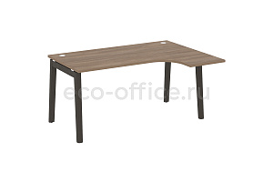 Стол эргономичный правый ONIX WOOD OW.SA-4 (R) Дуб Аризона / Дуб Тёмный фото