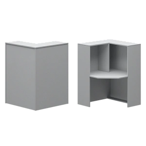 Стойка угловая левая Protech А-555 Серый фото