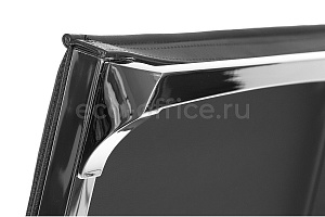 Кресло руководителя Luxy NULITE-PAD Чёрная кожа фото