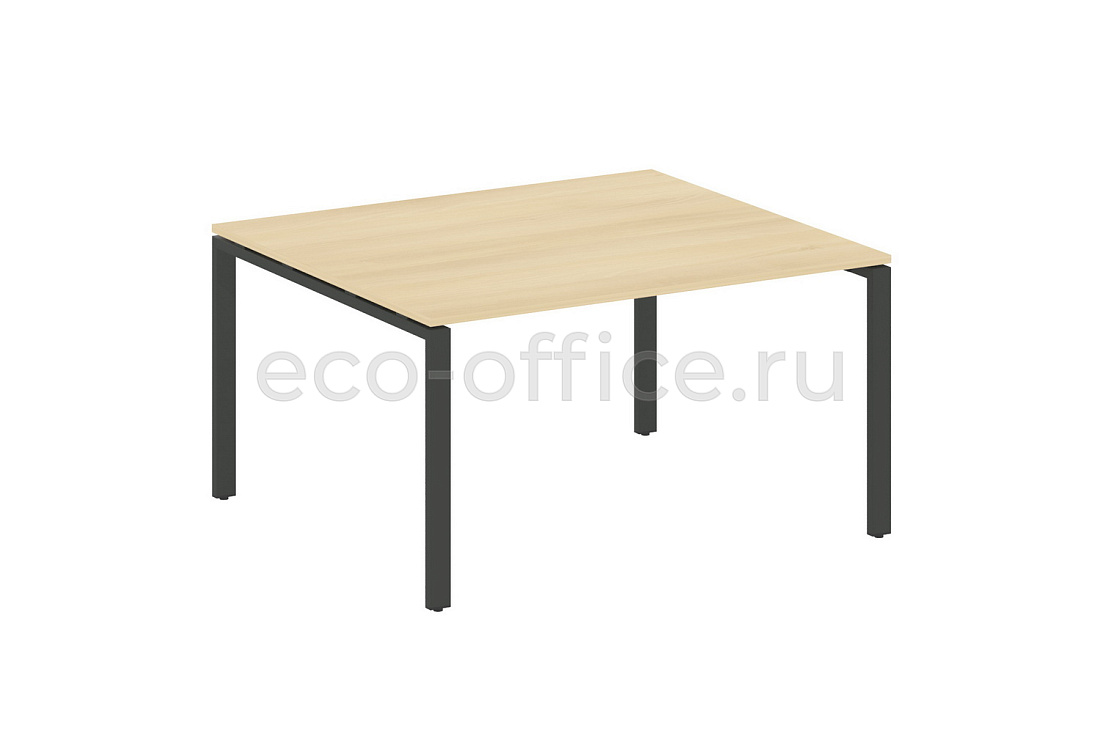 Стол переговорный (1 столешница) METAL SYSTEM STYLE БП.ПРГ-1.3 Акация Лорка / Антрацит металл  стоимость