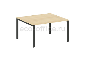 Стол переговорный (1 столешница) METAL SYSTEM STYLE БП.ПРГ-1.3 Акация Лорка / Антрацит металл фото